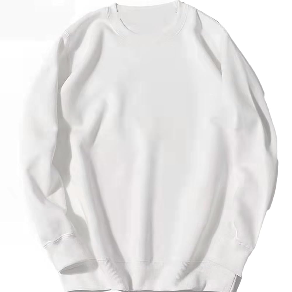 【送料&関税込】Off-White Long Sleeve Crew-neck Sweater Crewneck Sweatshirts Womens Cozy Cotton Long Sleeve